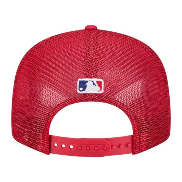 New Era Philadelphia Phillies Championship Pack 9FIFTY Trucker Snapback Hat Cap - Picture 7 of 8